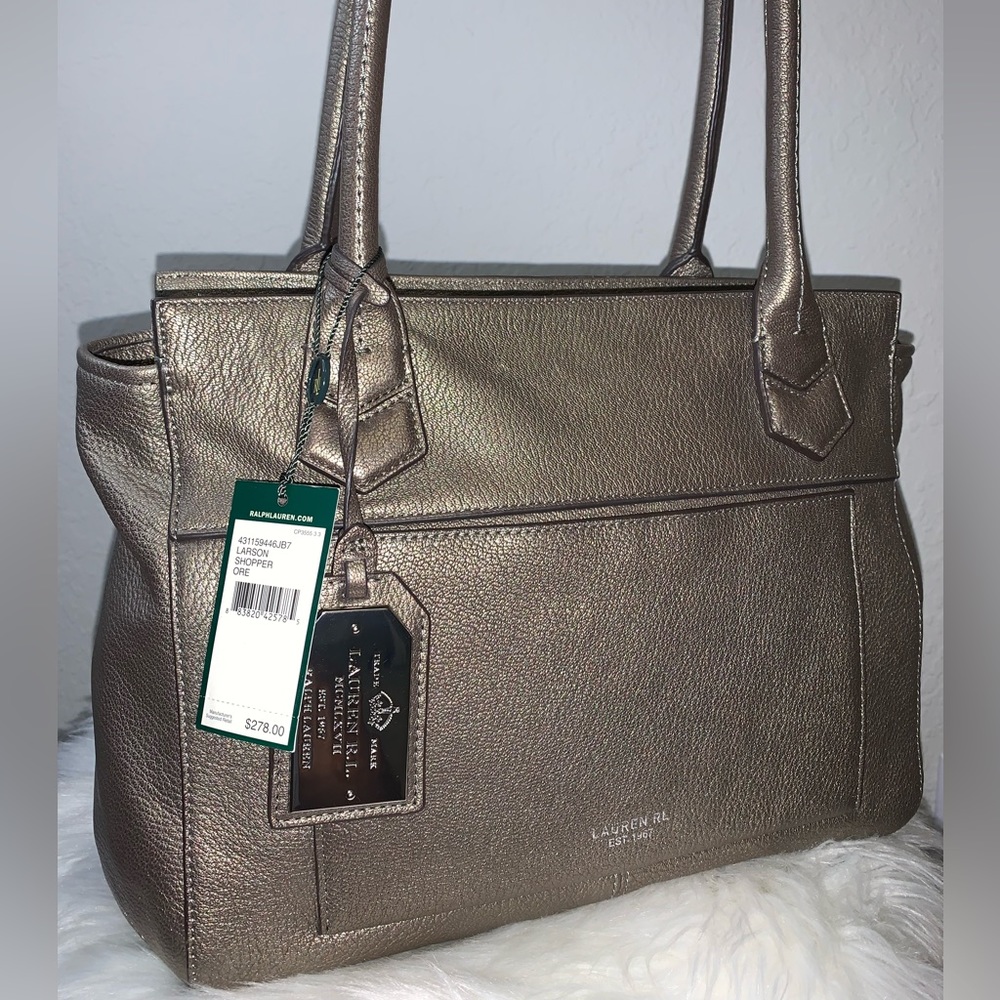 Ralph Lauren Larson Shopper Handbag